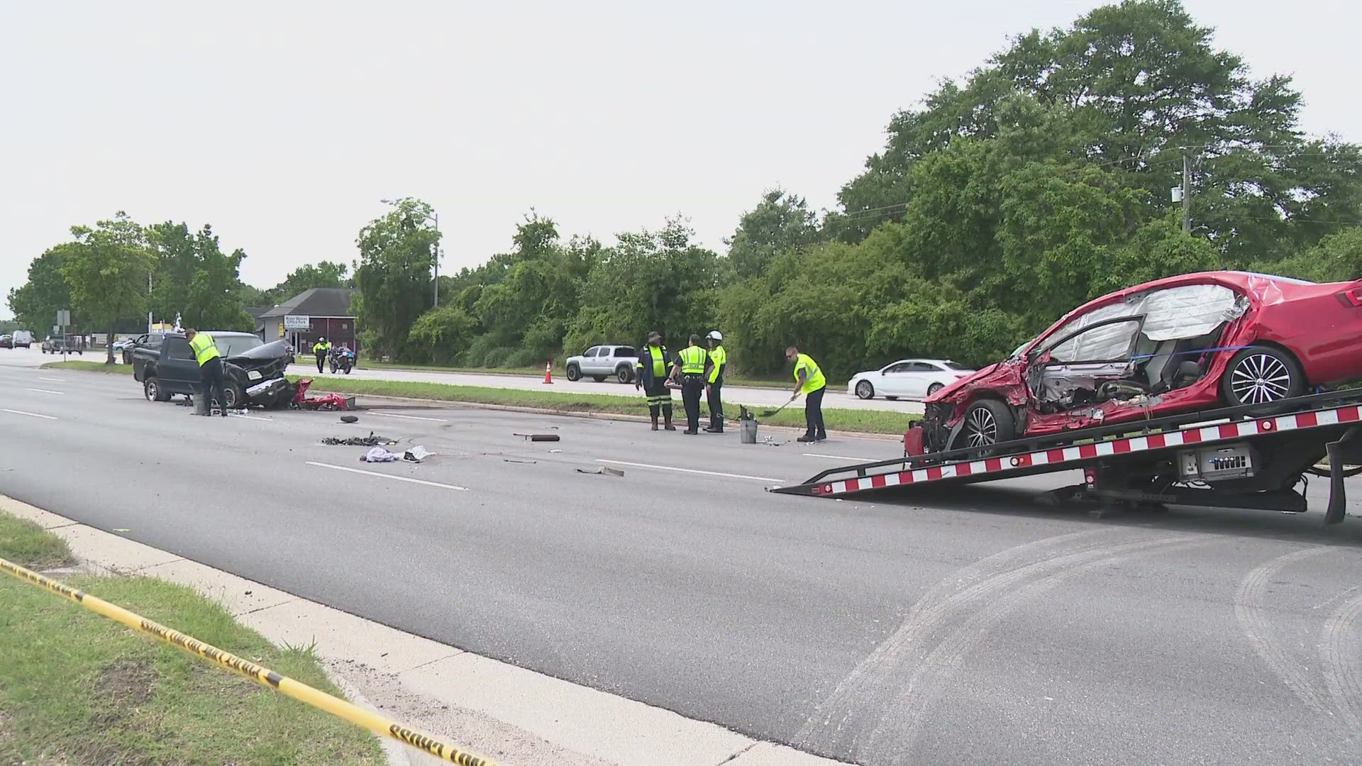 Three injured in Virginia Beach crash on South Military Highway ...
