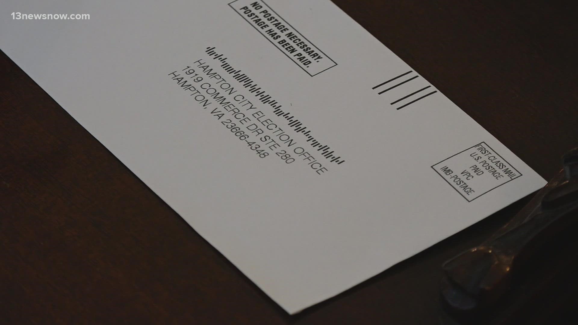 A non-profit group says it sent thousands of absentee ballot forms to Hampton voters before the Registrar's Office changed locations, but voters don't need to worry.