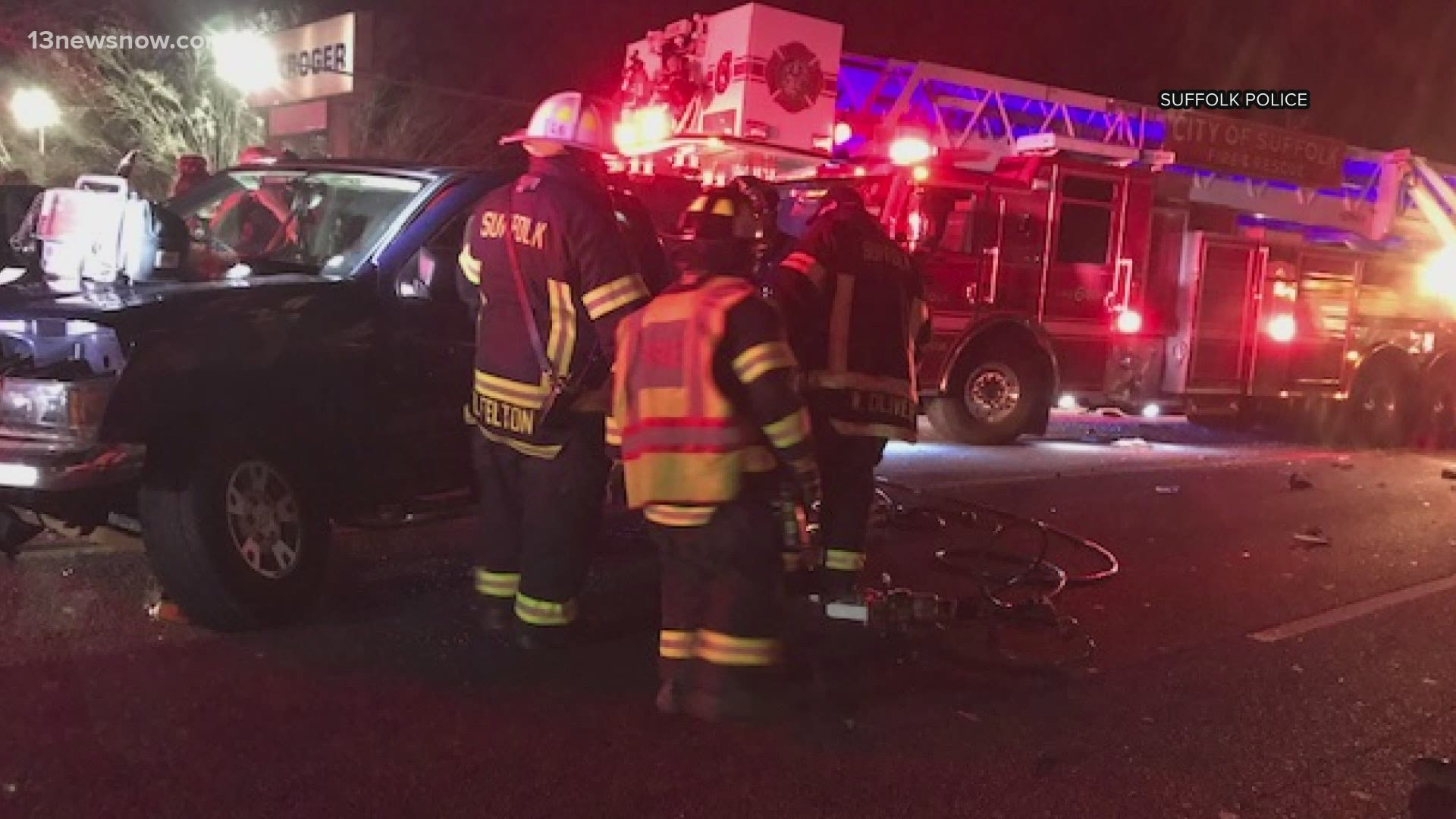 One person seriously hurt in Suffolk 3-vehicle accident | 13newsnow.com