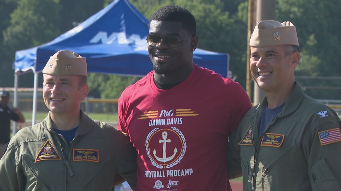 Commanders Davis knows the drill when it comes to the life of military