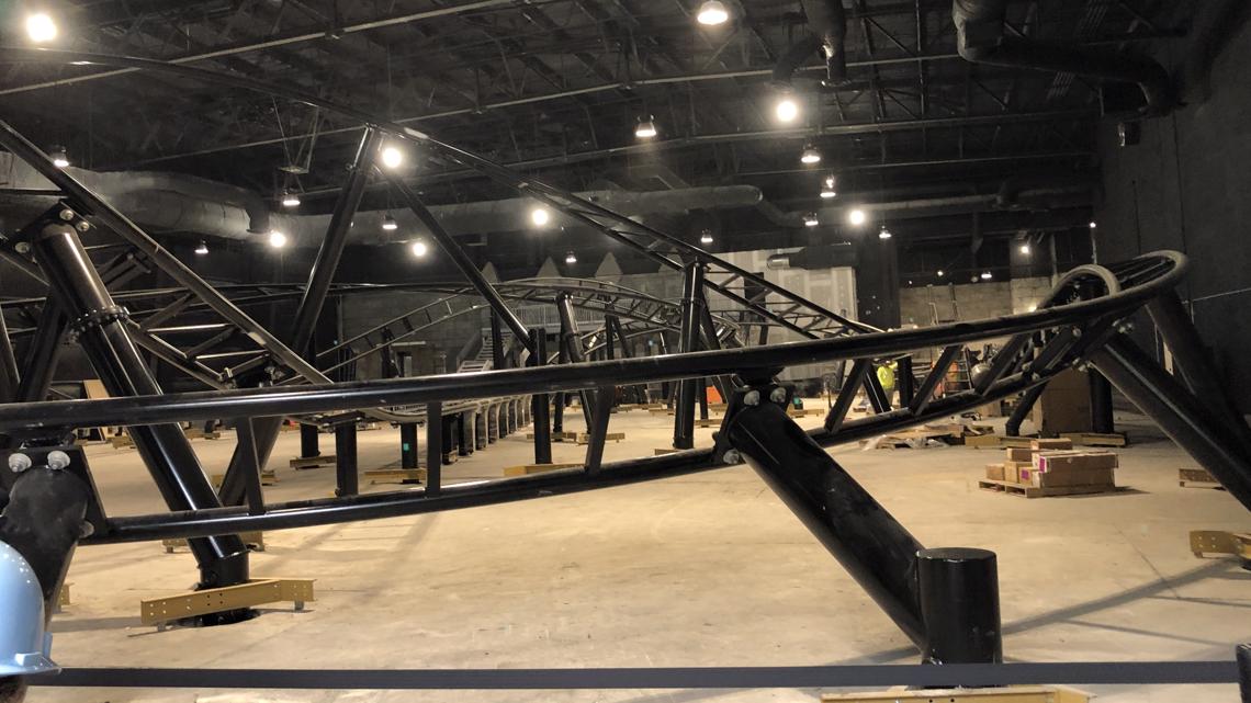 DarKoaster New for 2023 Indoor Coaster Animation Busch Gardens