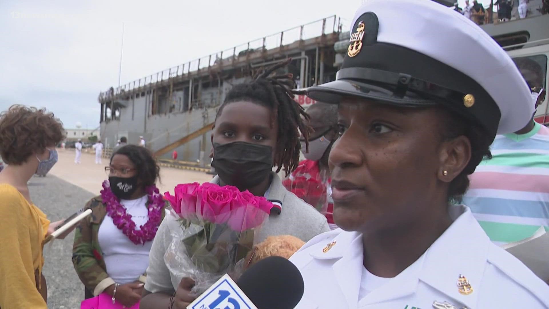 Hundreds of Hampton Roads Navy families will sleep a little more soundly tonight. Their sailors returned home aboard USS Carter Hall, after being gone since March!