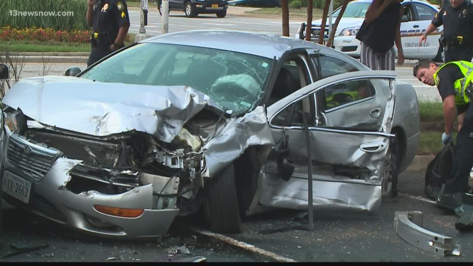 A serious crash on Holland Road in Virginia Beach left people with a lot of questions