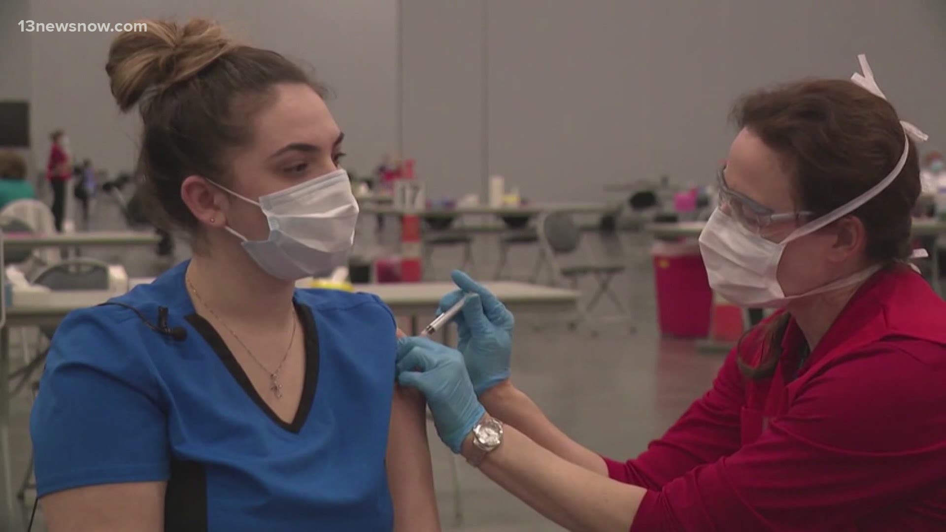 People who qualify for a COVID-19 shot under Phase 1c and are pre-registered are now able to set appointments. 13News Now Anne Sparaco has more on pre-registering.