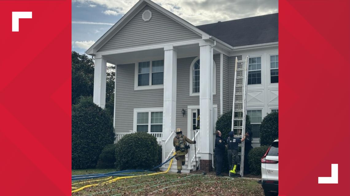Family displaced after Sunday morning house fire in Chesapeake ...