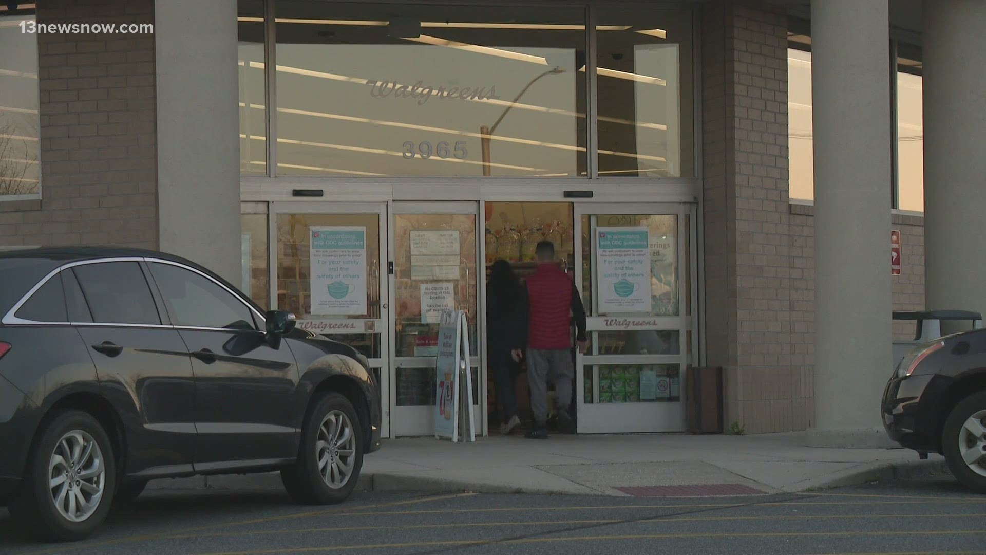 Walgreens is still working on determining the number of doses it'll receive.