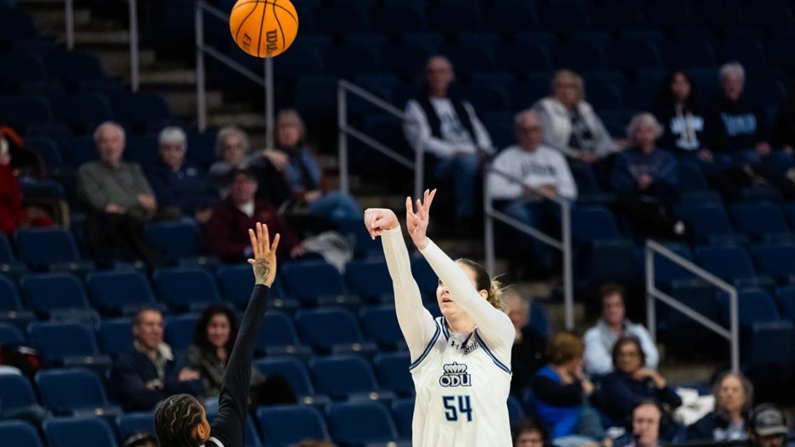 ODU女子が後半猛攻、デラウェア州立大を68-45で破る