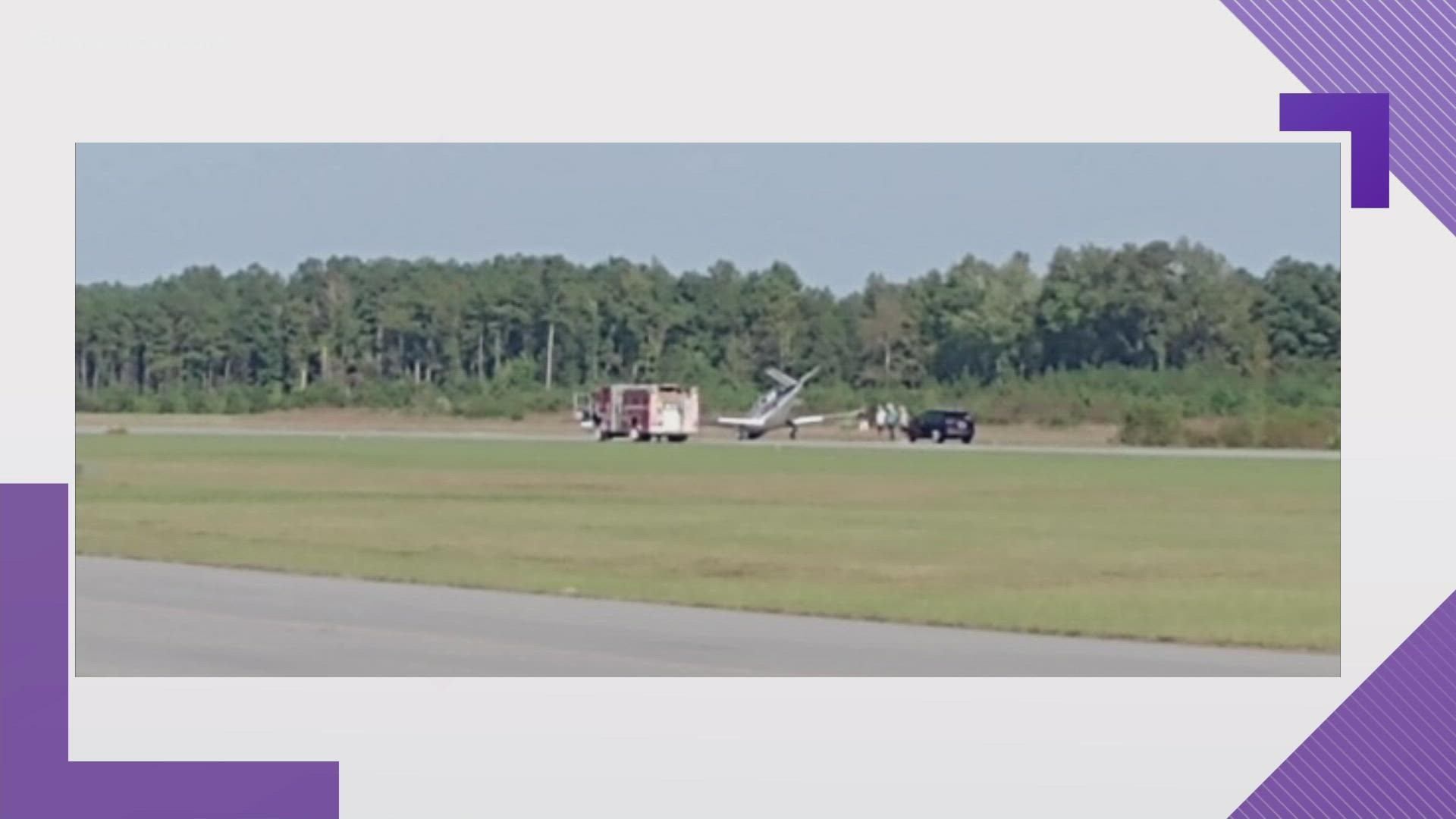 Virginia State Police will investigate the cause of Friday's incident at Suffolk Executive Airport.