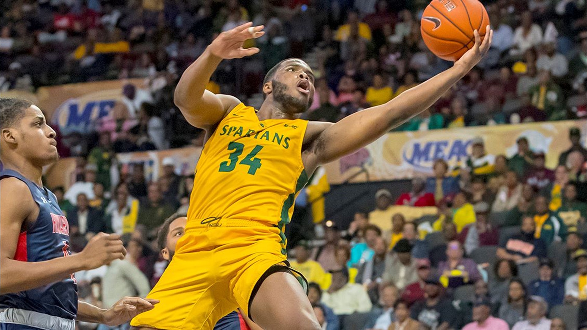 Norfolk State is back in the MEAC final for the 2nd time in 3 years after beating Howard 75-69.