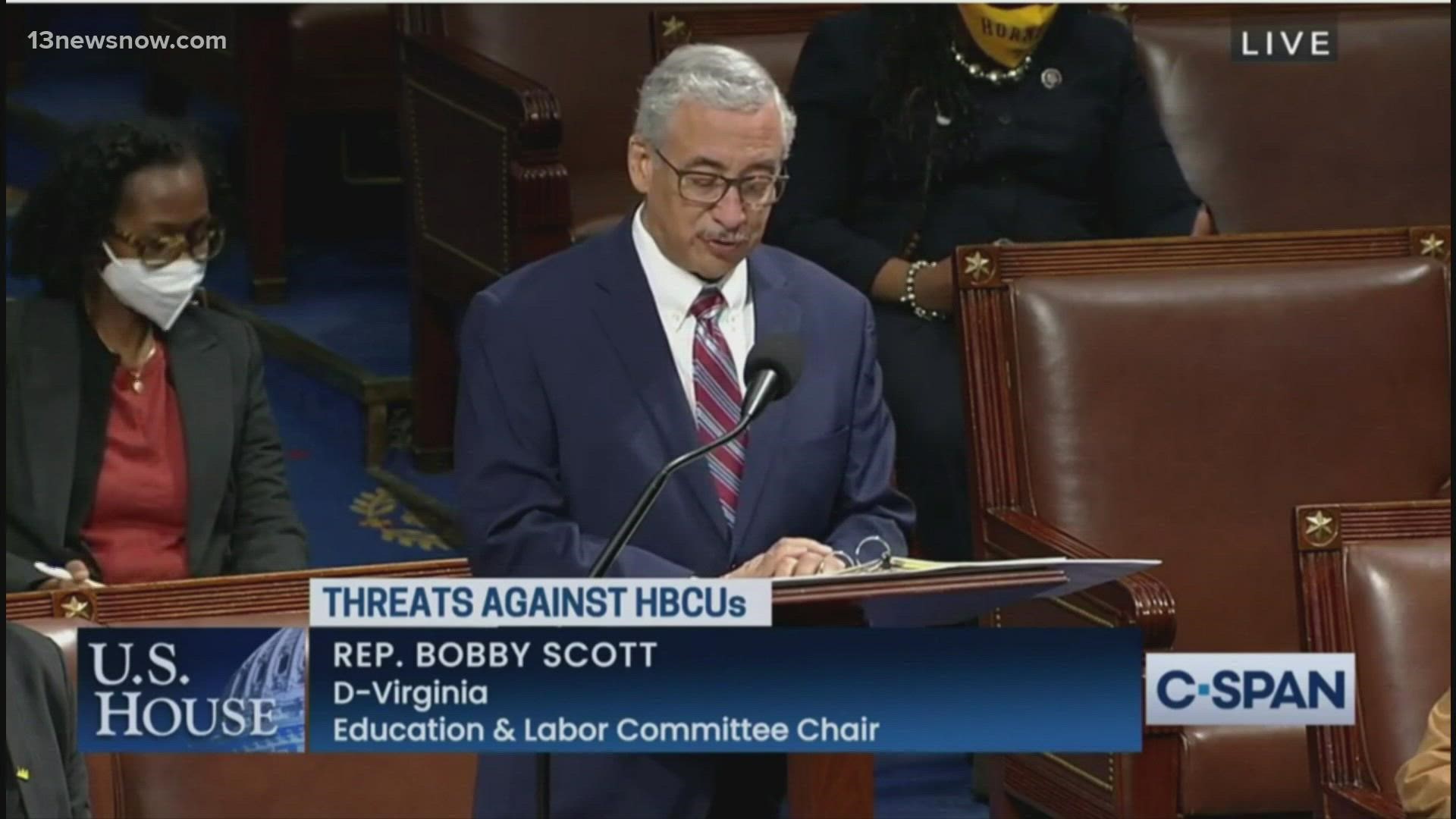 The U.S. House of Representatives unanimously passed a resolution condemning recent bomb threats made against historically Black colleges and universities (HBCUs).