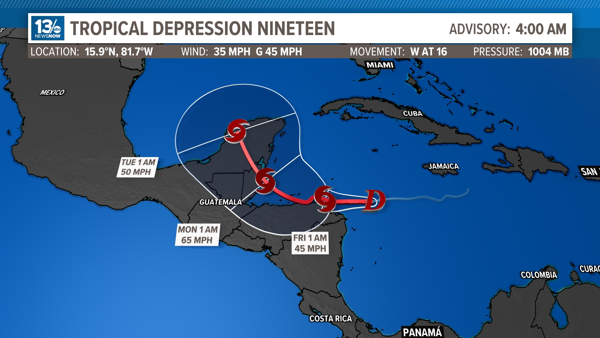 TD 19 is likely to become a hurricane in the last few weeks of the 2024 Atlantic Hurricane Season.