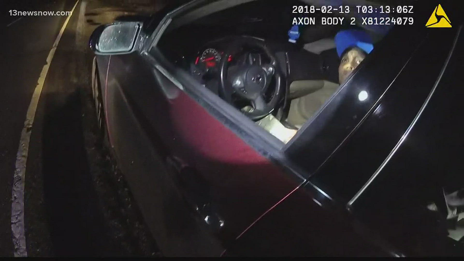 A traffic stop in Isle of Wight County takes a wild turn --- and it's all caught on a law enforcement body camera.