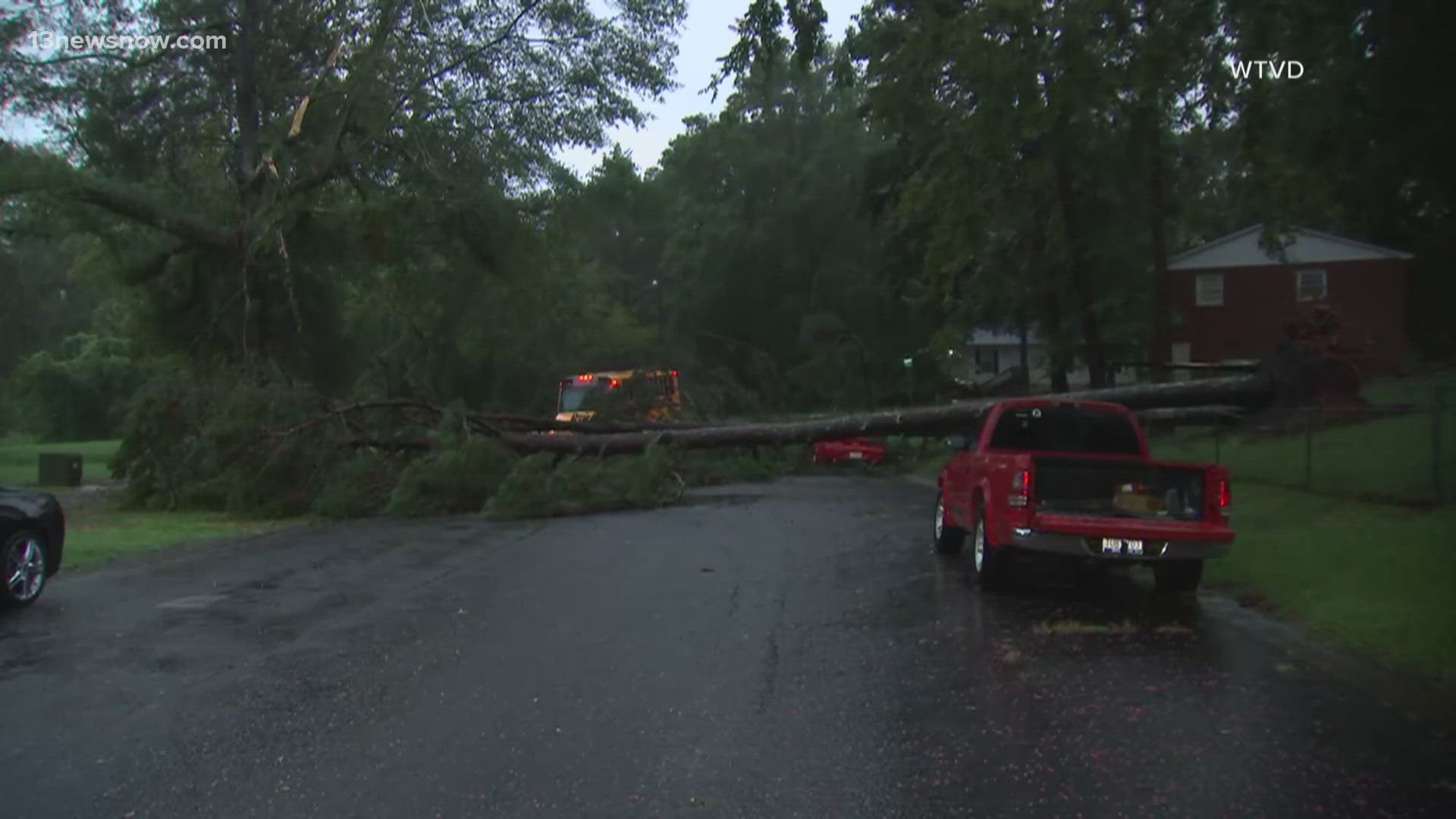 Tropical Storm Debby has since downgraded to a tropical depression.