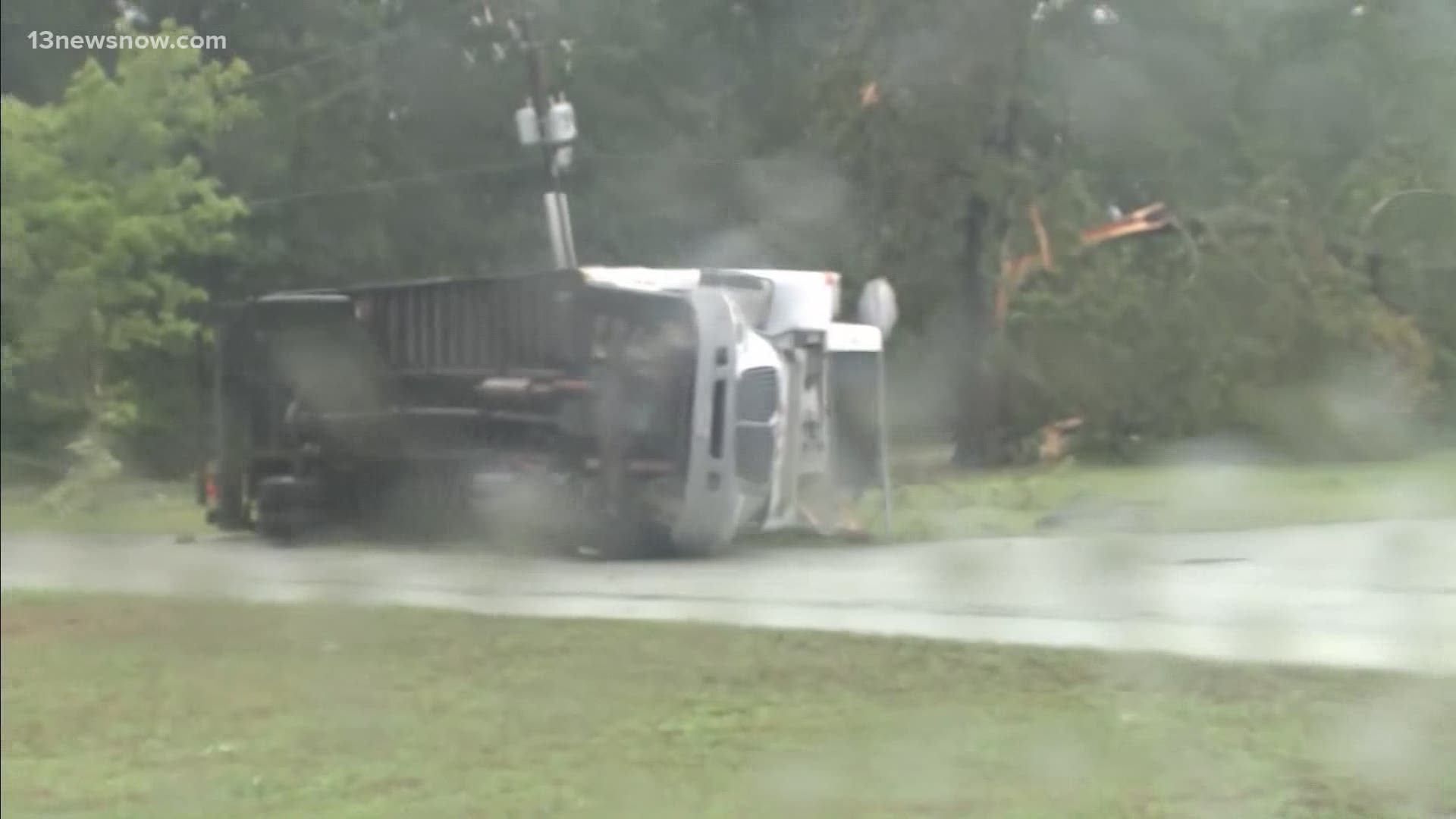 Courtland, Virginia, in line of dangerous storms during Isaias' path