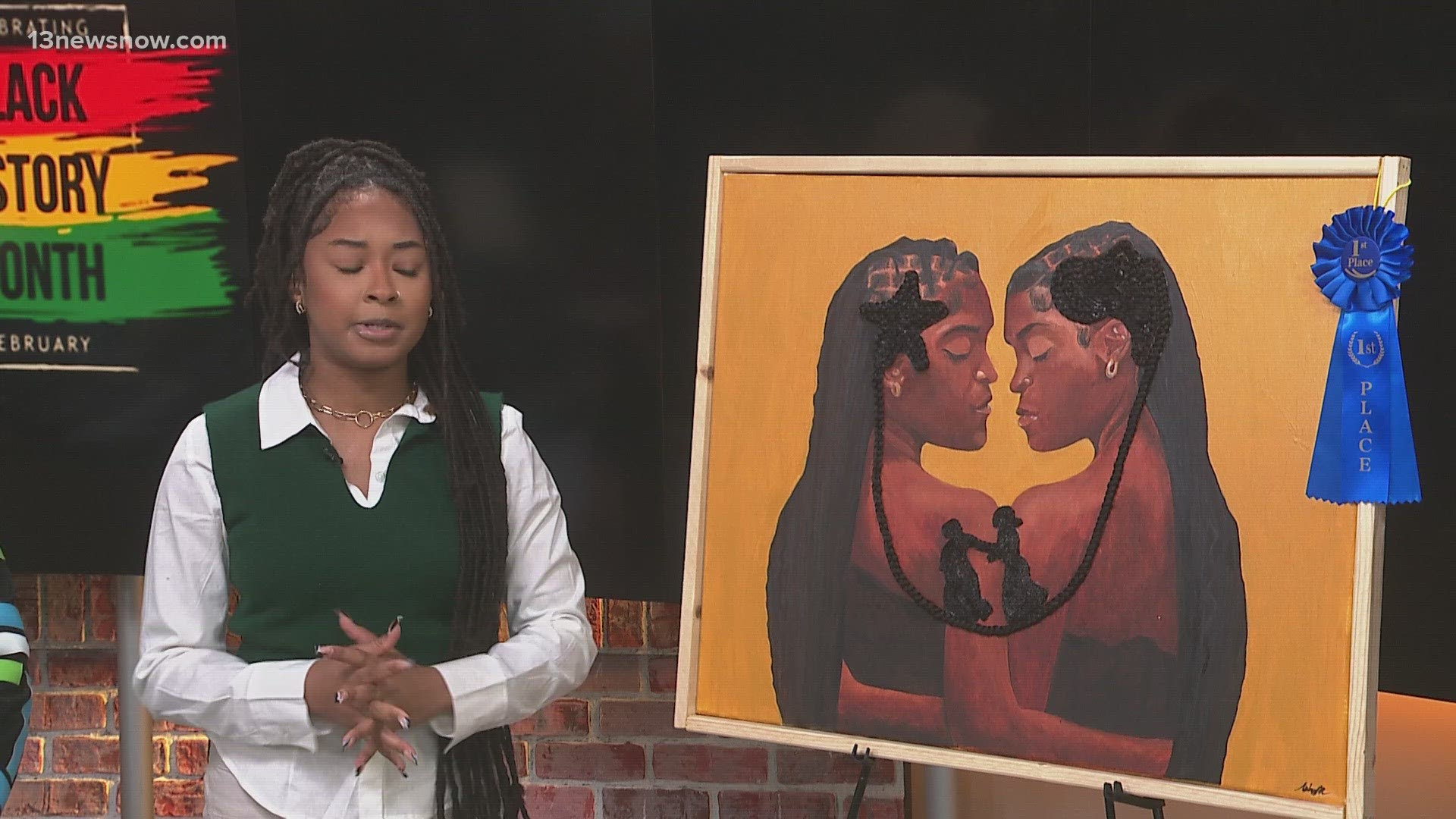 College students across Hampton Roads are coming together for an annual Black History Month art exhibition.