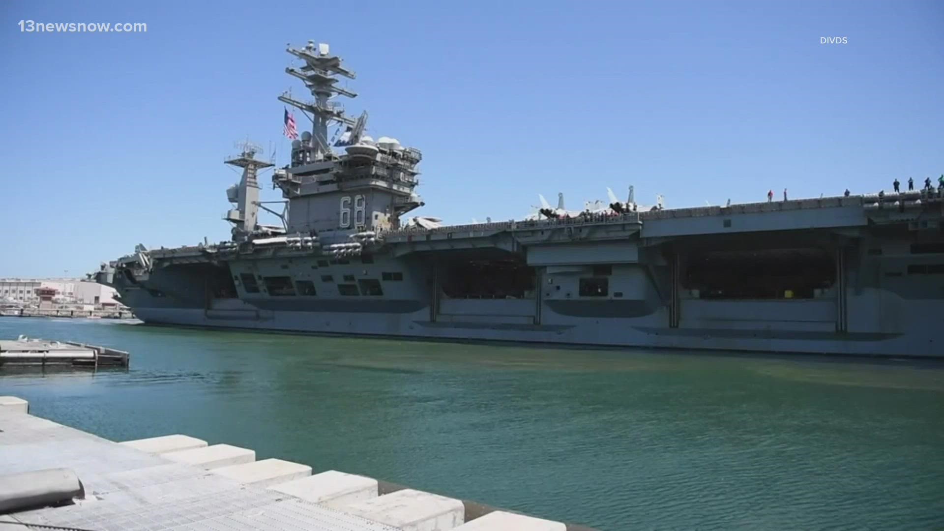 Traces of jet fuel found in nonpotable water of USS Nimitz, aircraft