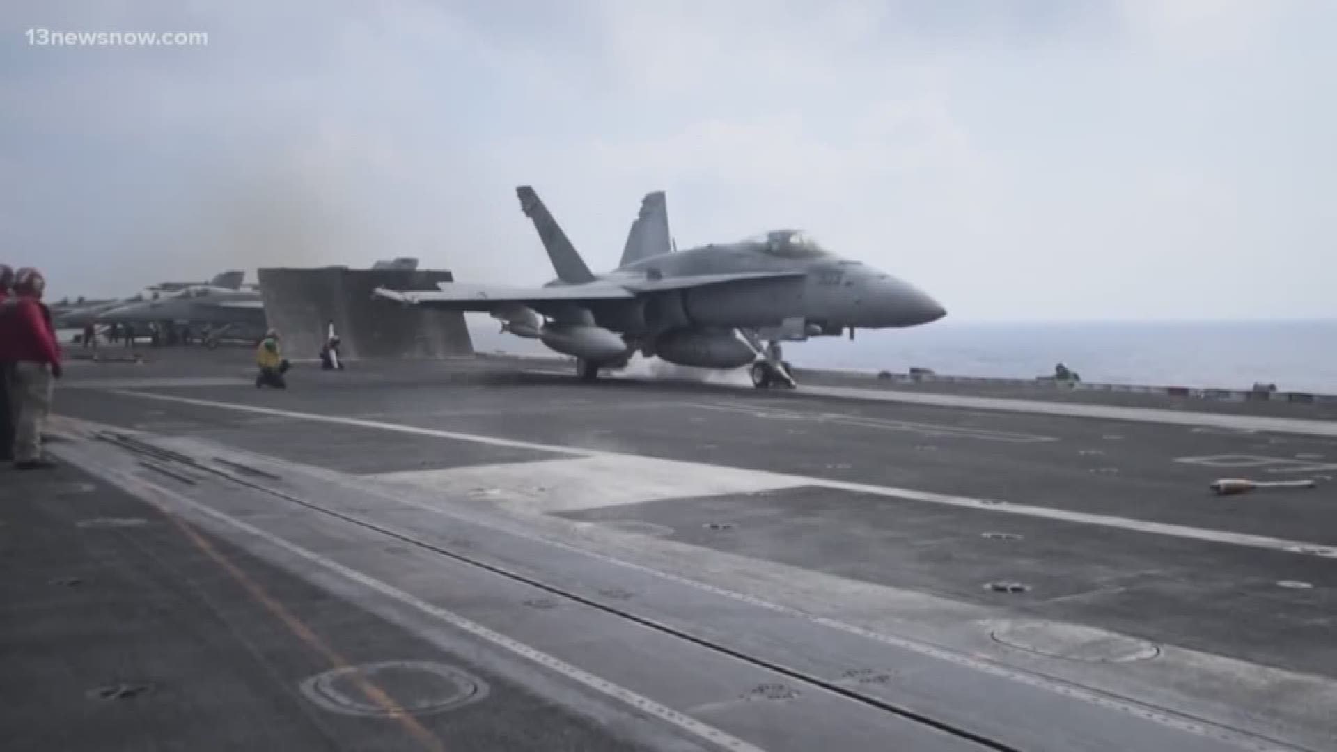 The new Gerald R. Ford class of carriers uses an electromagnetic launch system to put more jets into the air faster. President Donald Trump said the system is too sophisticated and expensive and wants to return to a steam launch system.