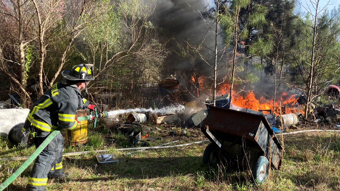 Suffolk firefighters bring Hosier Road brush fire under control ...