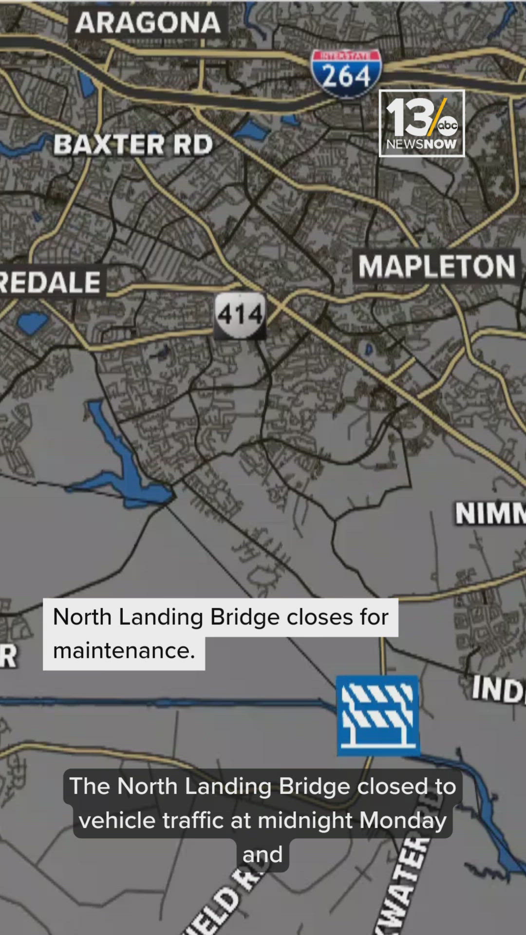 North Landing Bridge closes Monday morning | 13newsnow.com