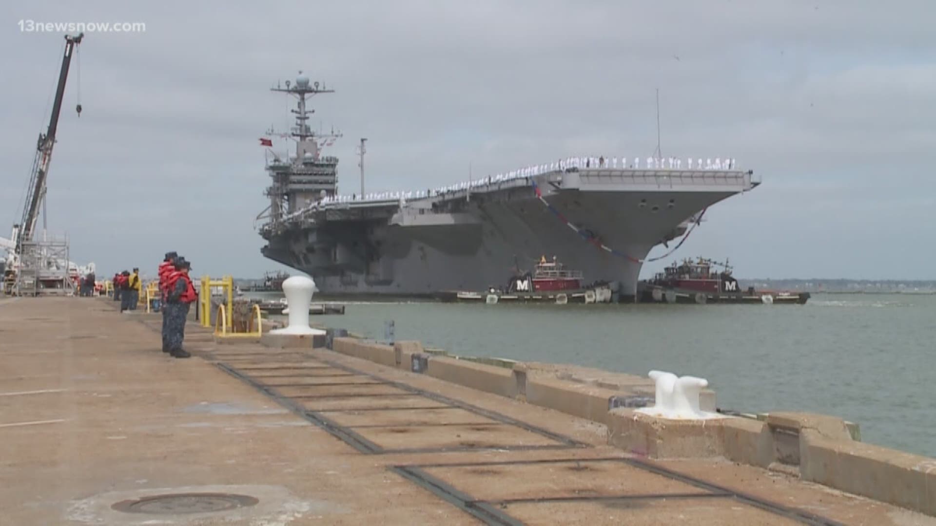 "Breaking Defense" said that the Pentagon plans to retire the Norfolk-based aircraft carrier at least 20 years ahead of its intended lifespan. Senator Tim Kaine is perplexed by the report.