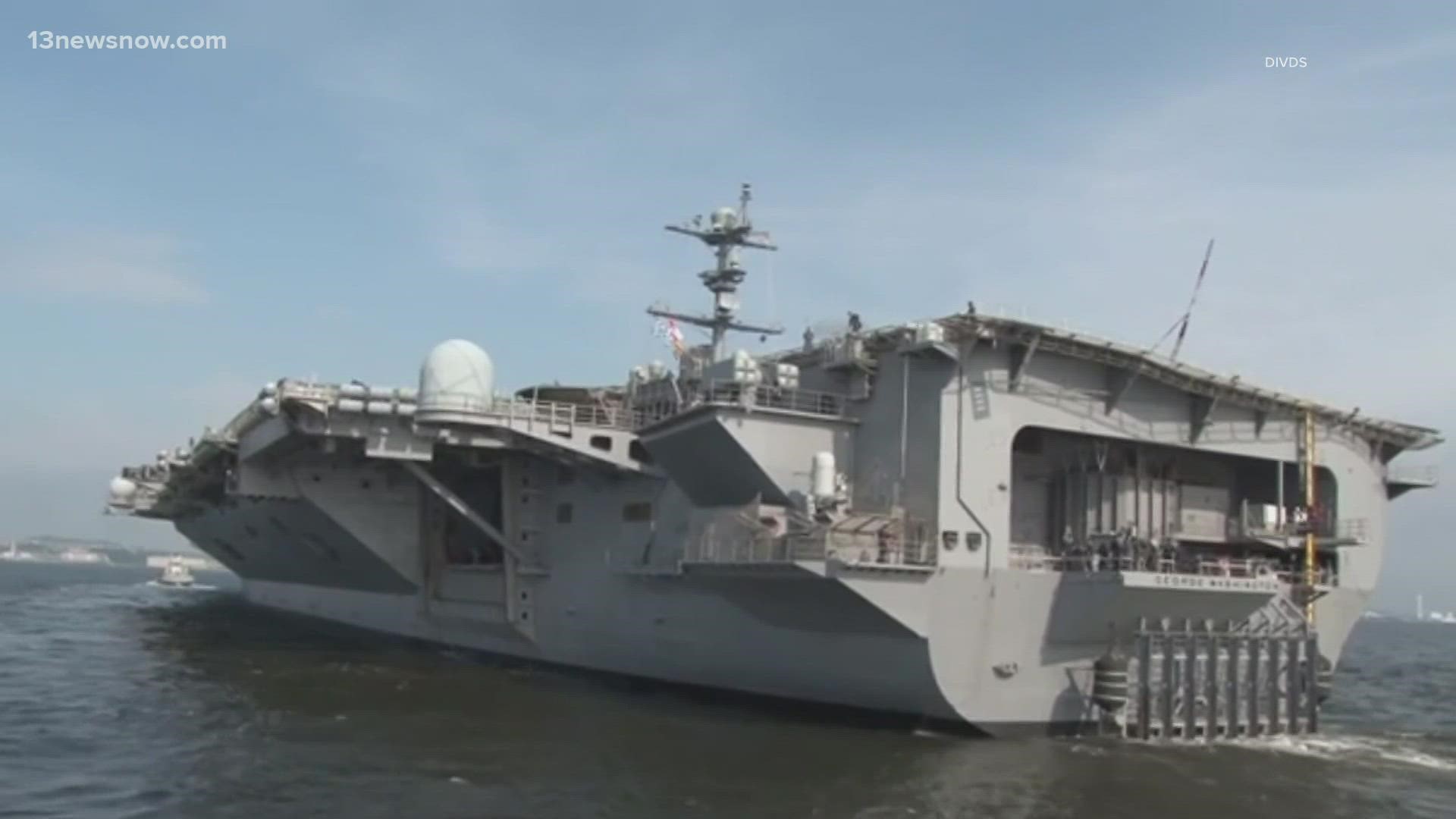 According to USNI News, it was Xavier Mitchell-Sandor. Officials found him unresponsive on the carrier on April 15th.