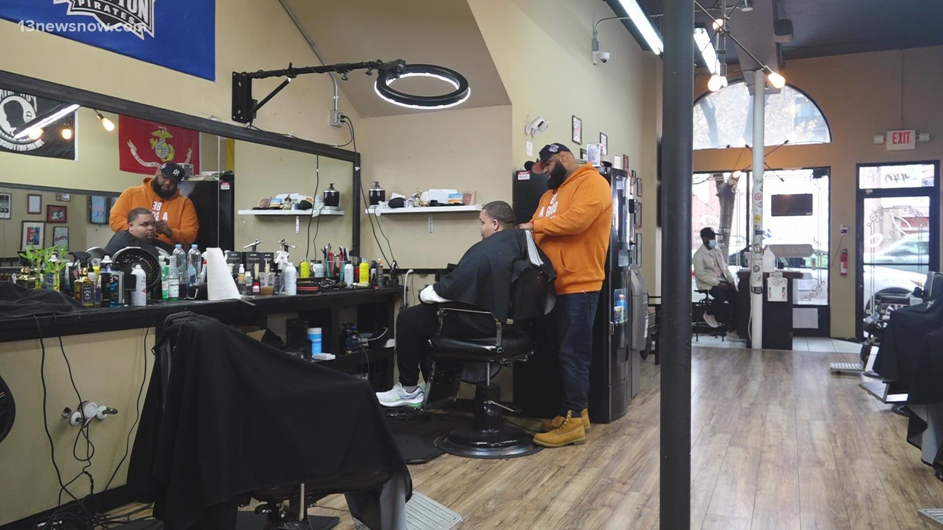 The owner of VIP Lounge, Nado Garcia, said he’s trying to change the world one haircut at a time.