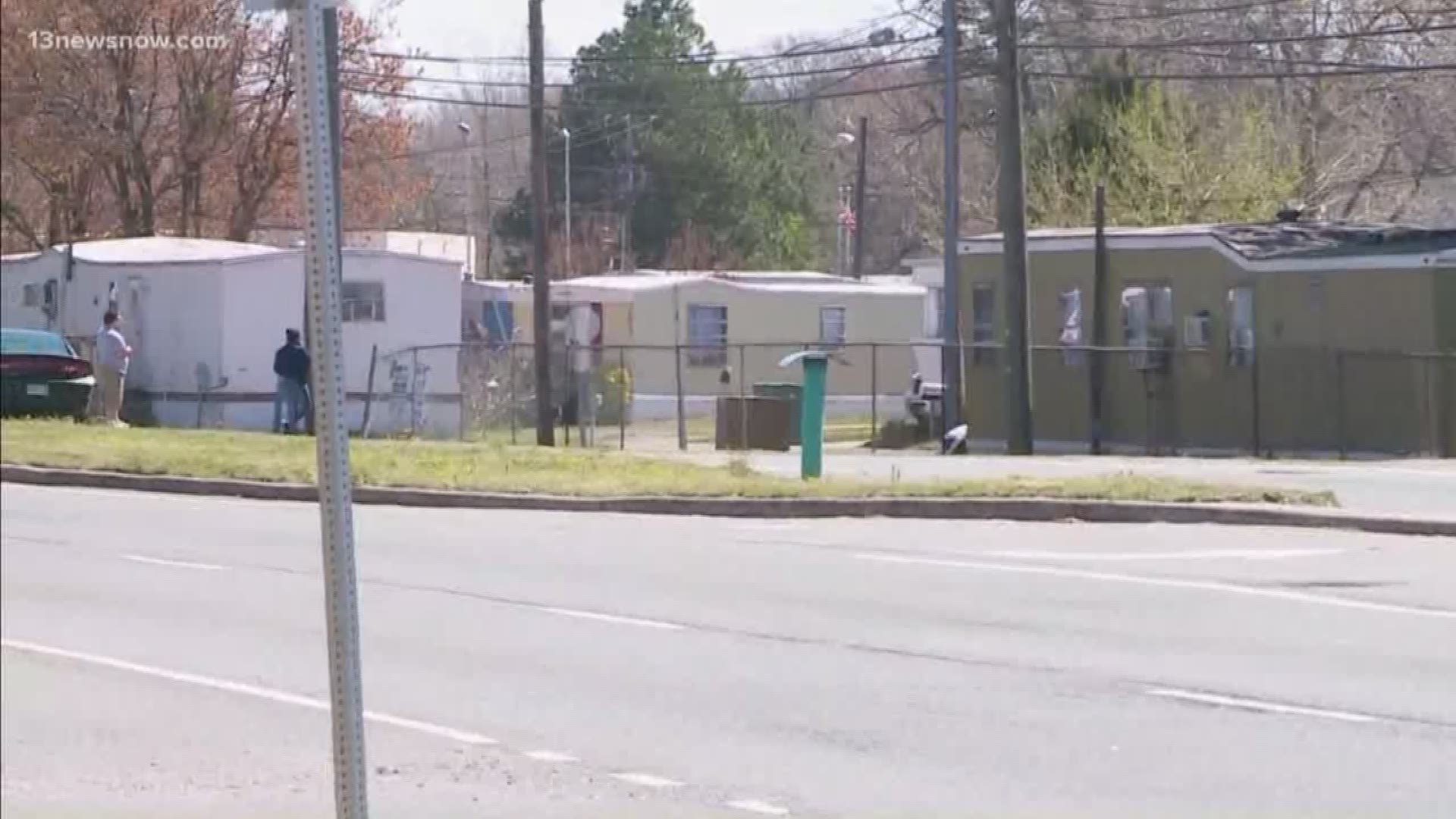 A number of people called 13News Now after SWAT team members filled Victory Mobile Home Park.