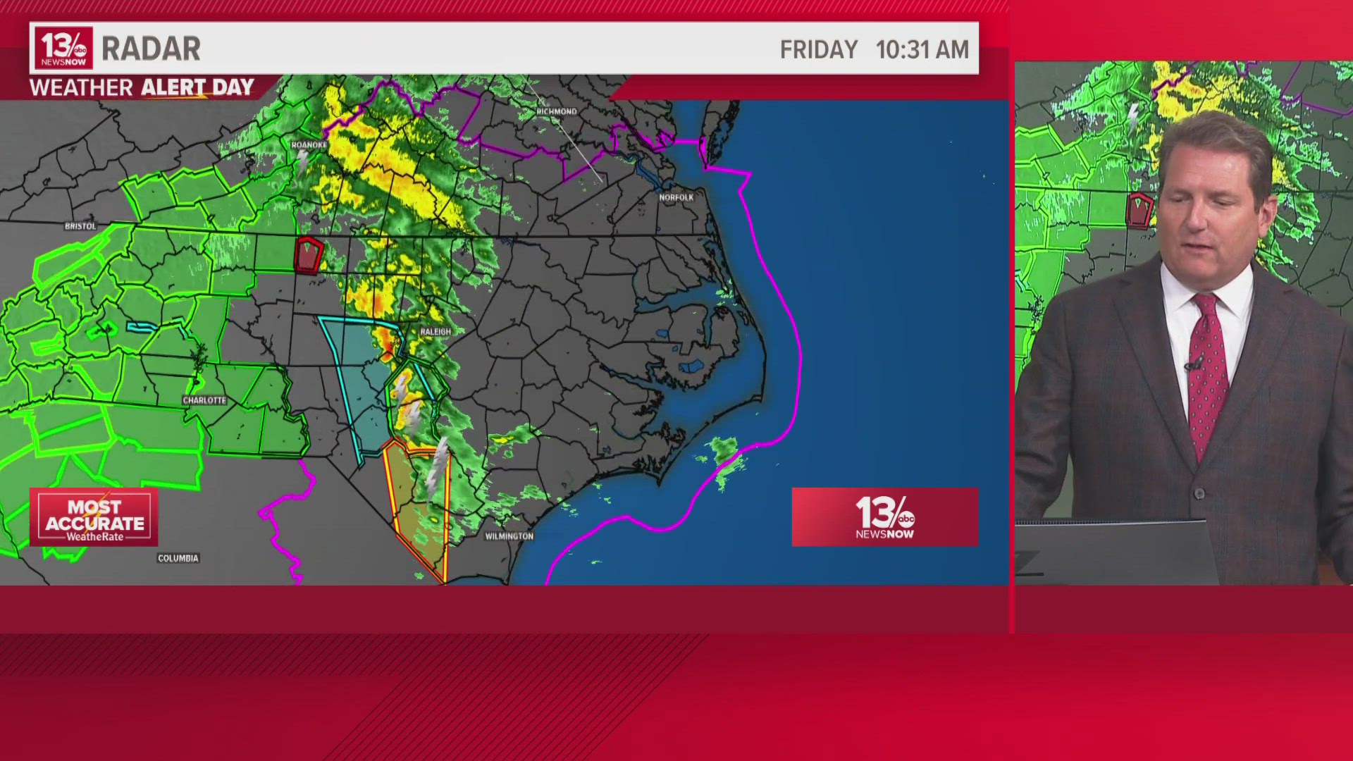 Helene is spinning in the central U.S., but impacts are headed this way. Here's a breakdown of the weather threat to Hampton Roads this afternoon.