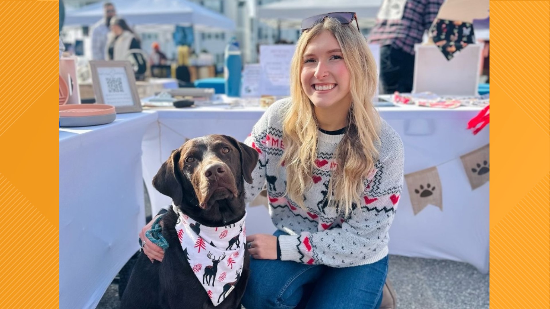 Bella Schwartz makes and sells handmade pet tags and scrunchie bandanas as "Ash & Bell Designs" on Etsy. Last Thursday she got an unexpected surge in followers.