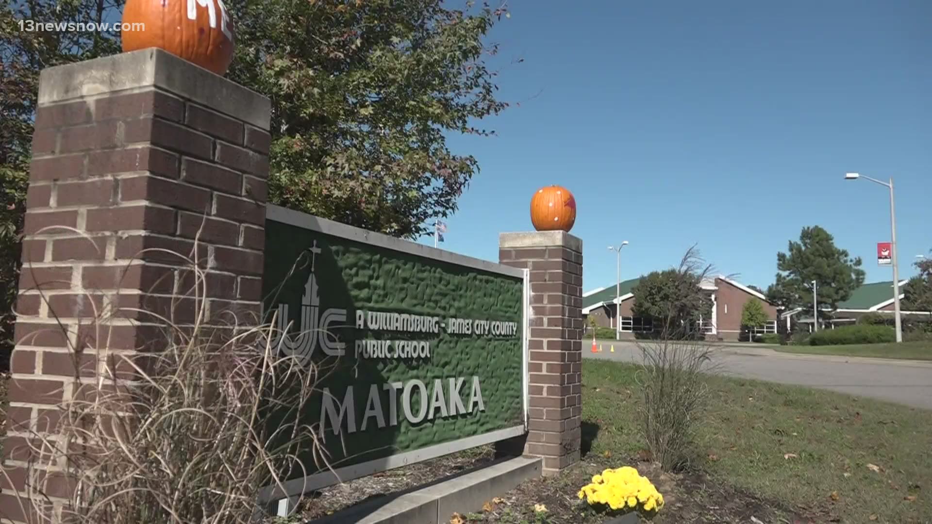 Voters will head to Matoaka Elementary School on Tuesday to cast their ballot. But recently, three people there tested positive for coronavirus.