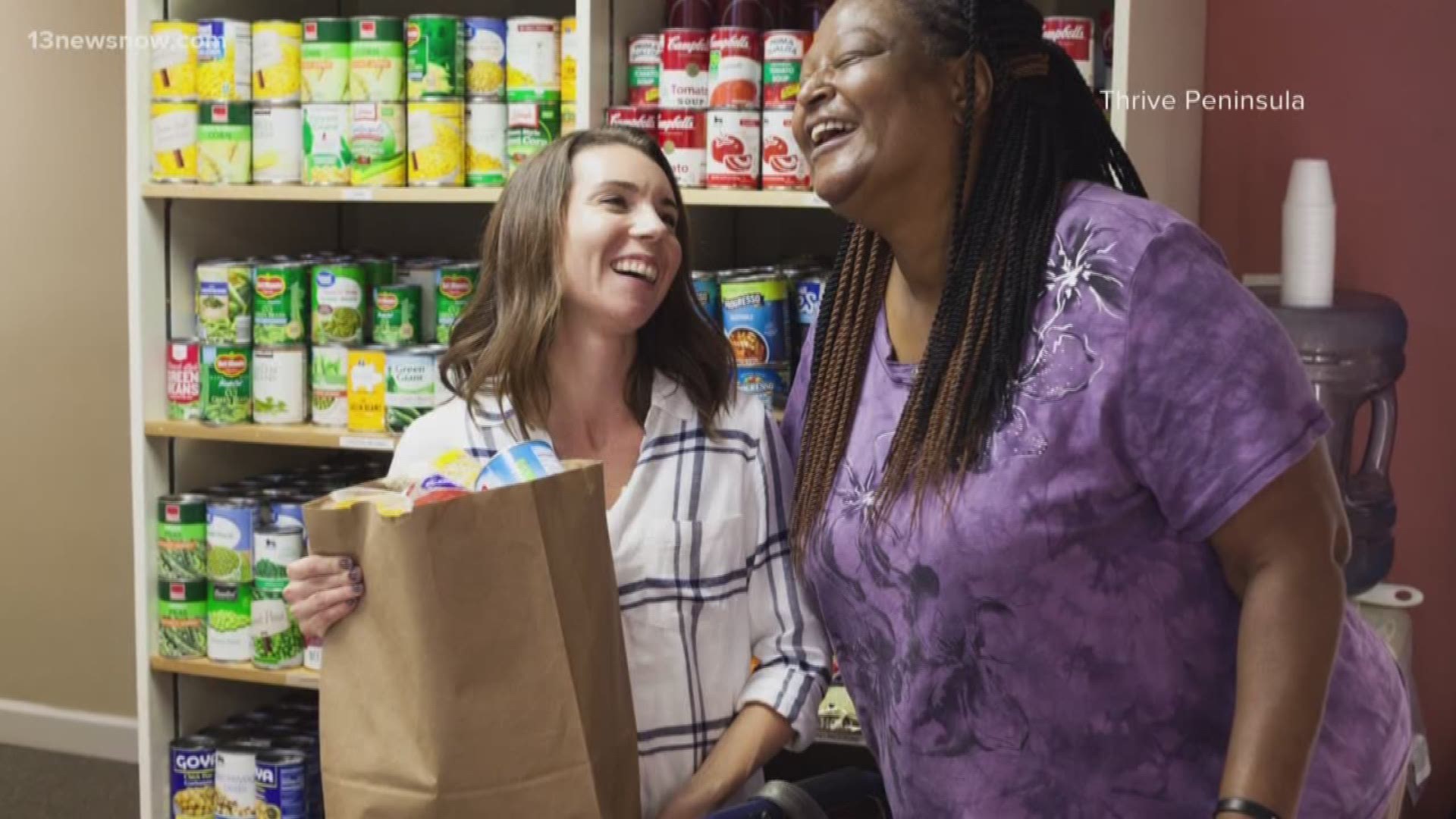 Some of the hardest hit during the COVID-19 pandemic are those dealing with financial instability and food insecurity. THRIVE Peninsula is working to help them.