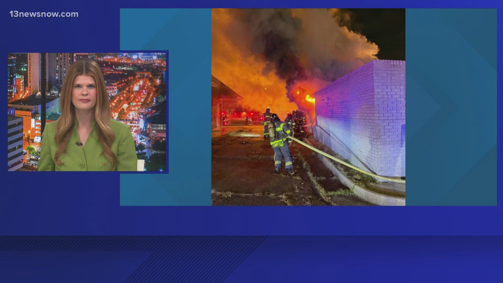 Fire at commercial building in Newport News under investigation ...