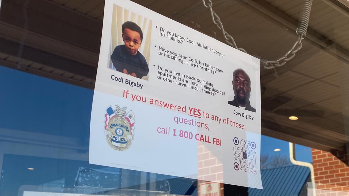Hampton community raises awareness for missing 4-year-old Codi Bigsby as search continues - Vimarsana News