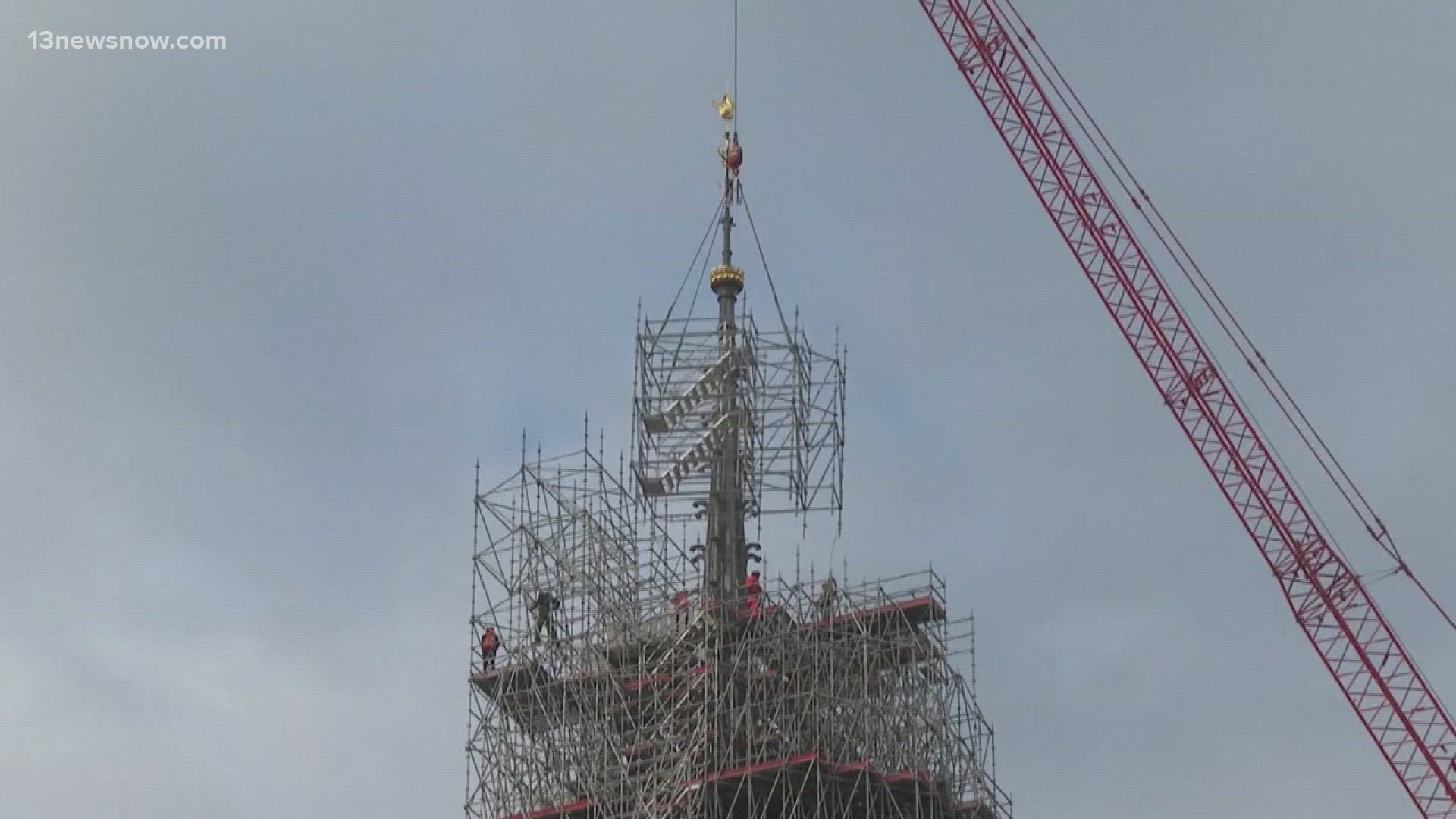 Construction is well underway years after a fire ravaged the famed Notre Dame Cathedral.