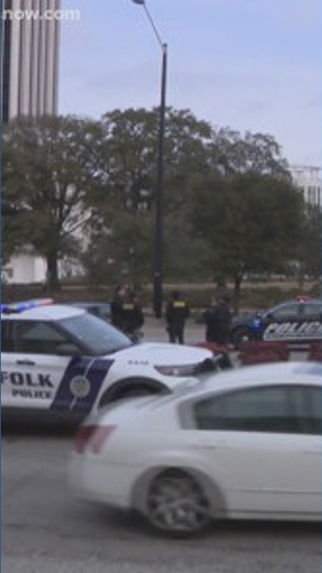 Suffolk police officer shoots suspect during multi-city pursuit, chase ends in Norfolk