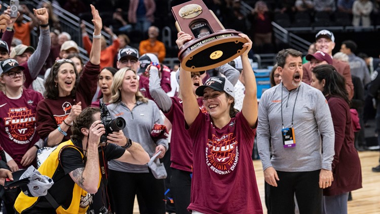 Kitley & Amoore lead        Va. Tech women to 1st Final Four after topping Ohio St