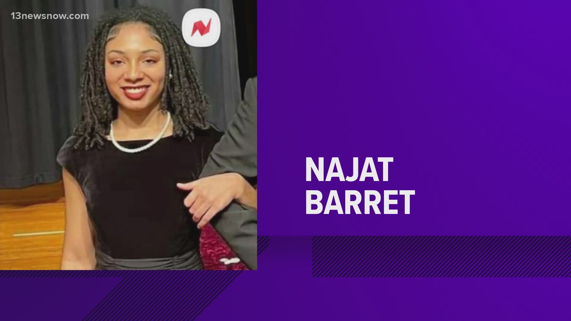 Najat Barret was last seen on Nov. 17 near the 10 block of Cavalier Boulevard, which is close to Portsmouth Boulevard.