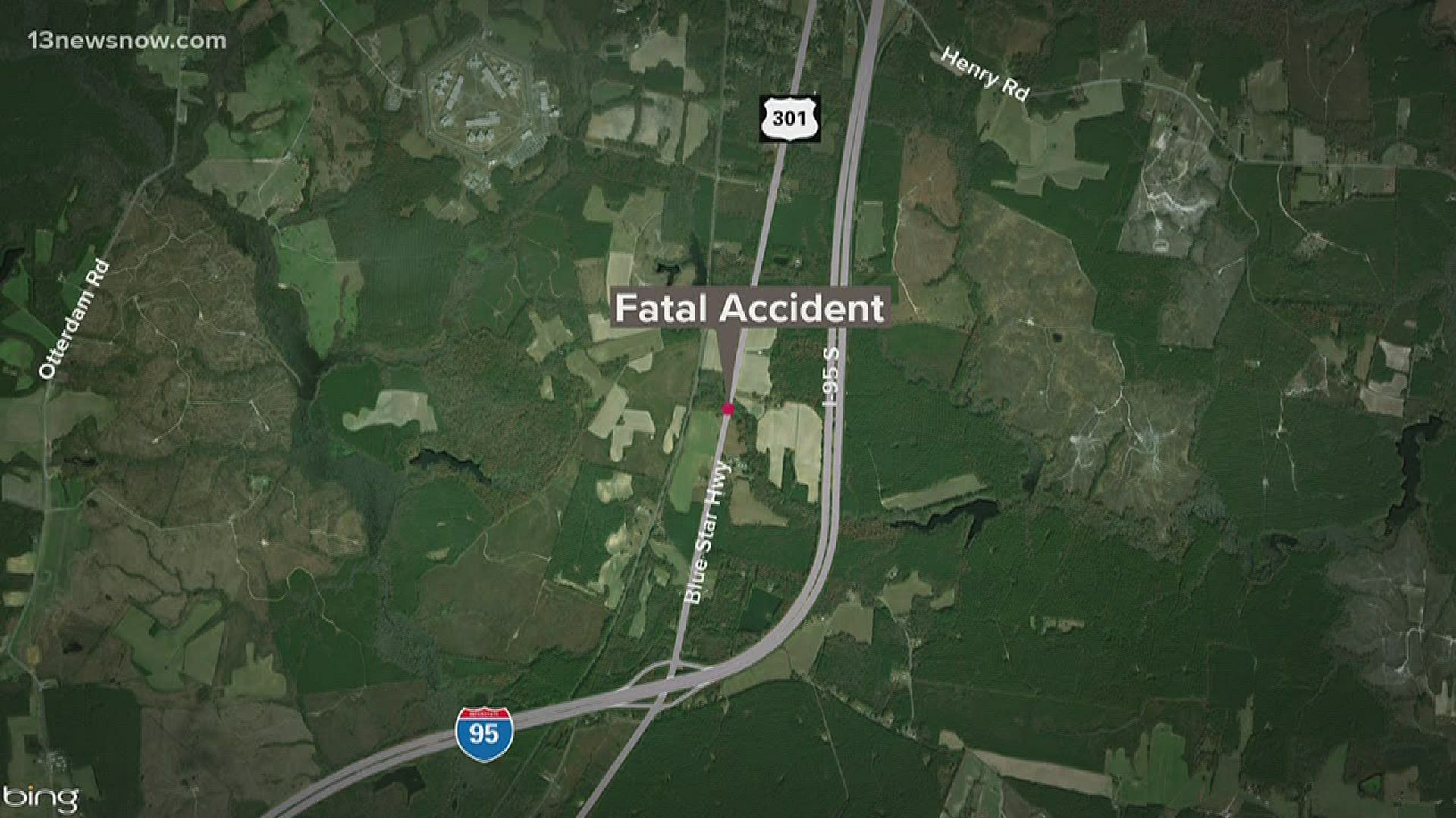 Jeffrey J. Hinchey, 55, was pushing his bicycle southbound in the northbound lanes of Route 301 when a 2007 Honda hit him. He died at the scene.