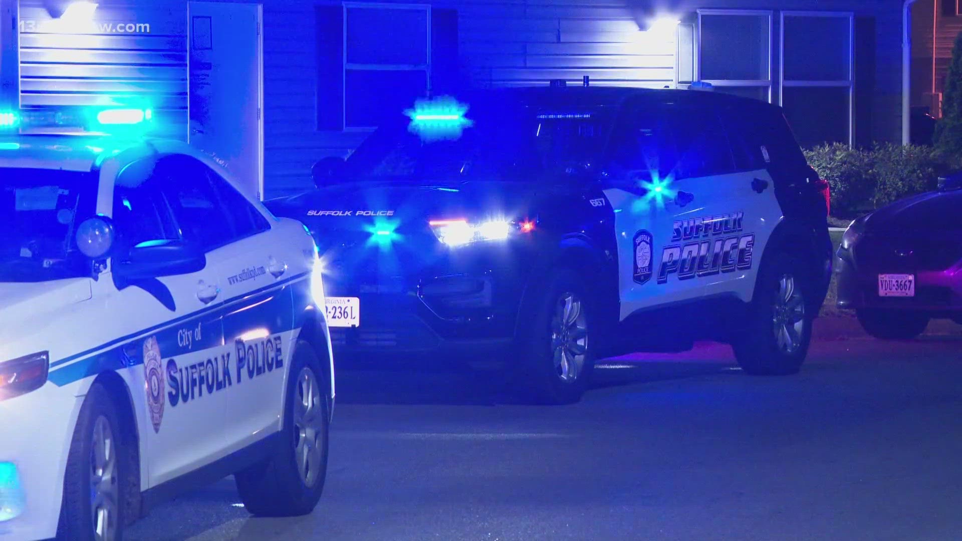 Suffolk Police say they received a call just after midnight on Tuesday reporting a shooting victim in the 1000 block of Nansemond Parkway.