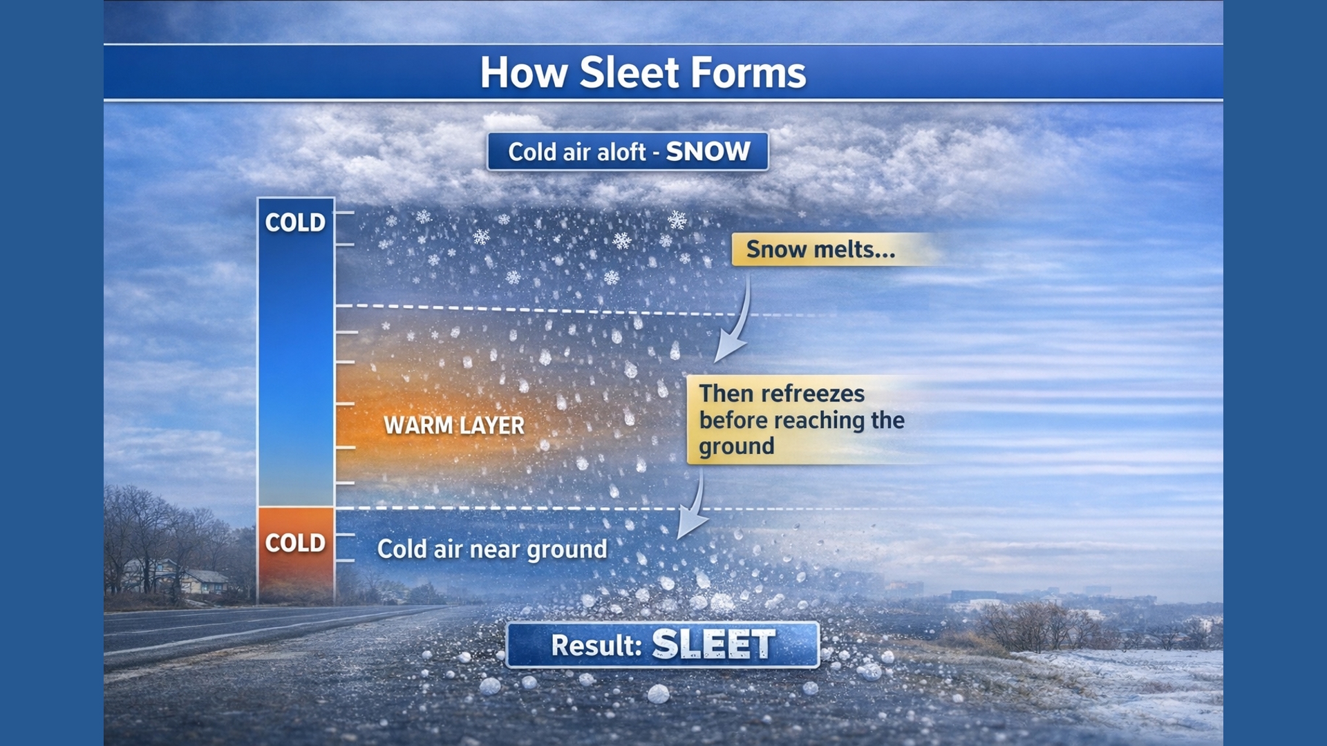 How does sleet and freezing rain form? | 13newsnow.com