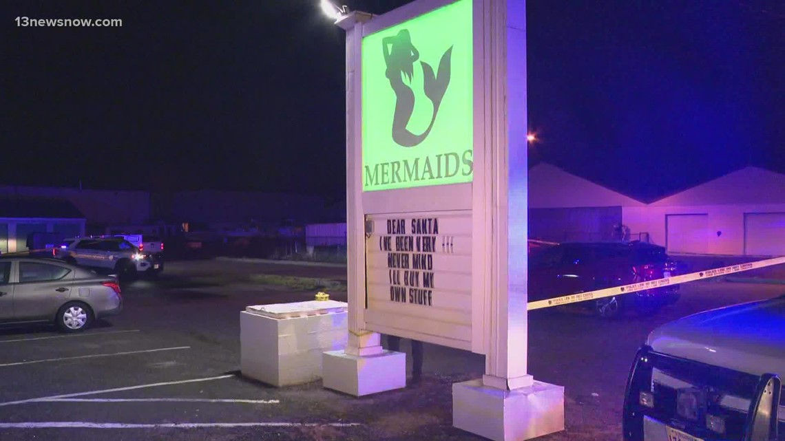 Police investigate shooting at Mermaids Gentlemen's Club in Virginia Beach  