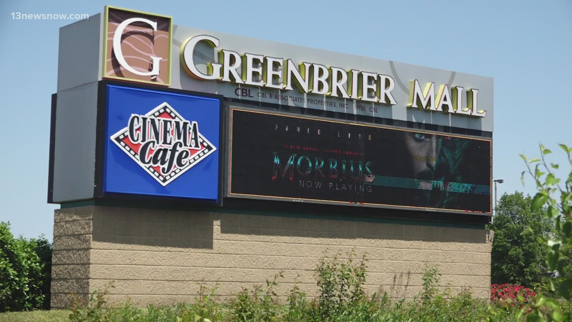 A CBL Properties report shows Greenbrier Mall is worth more than $60 million.
