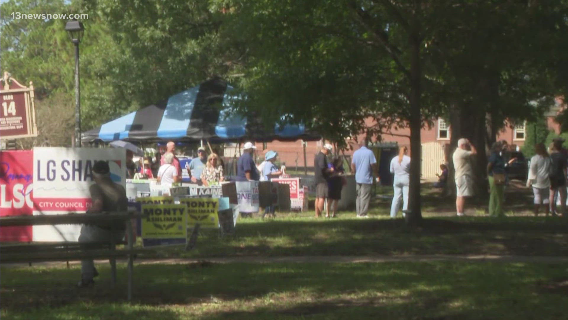 Early voting is officially underway in Virginia and Hampton Roads voters are already hitting the polls and making their voices heard.