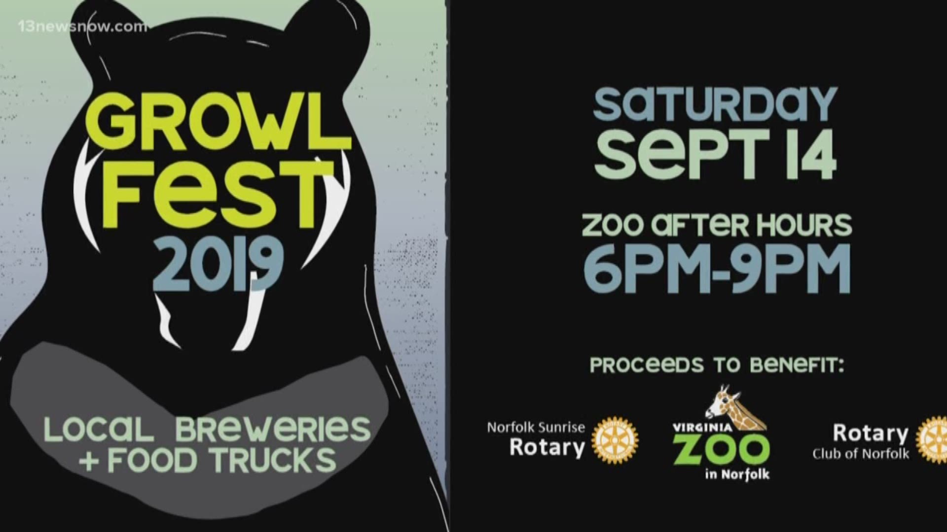 Growl fest is returning to the Virginia Zoo! The beer festival is family-friendly with plenty to enjoy for all ages!