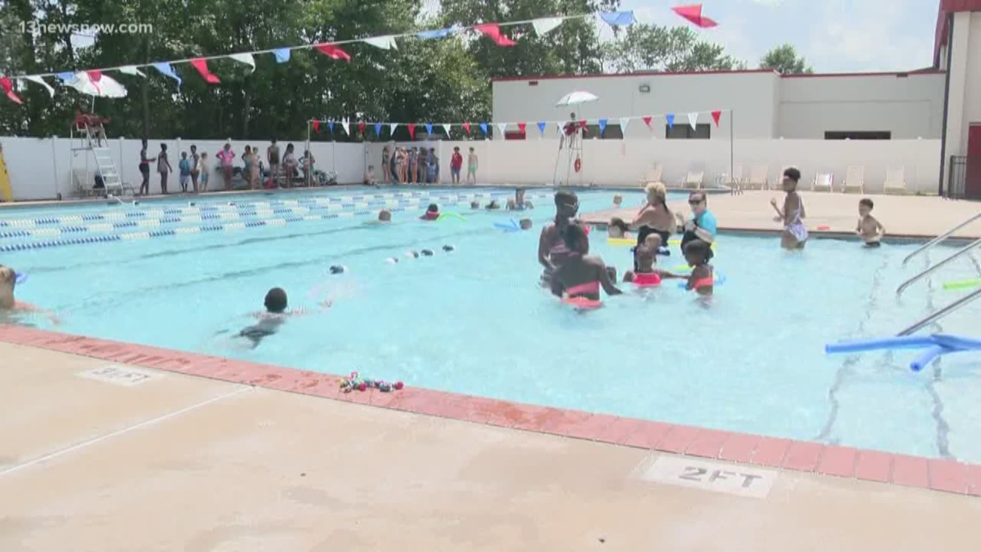 Doctors warn that swimming in the pool in excessive heat can dehydrate you. They're warning individuals to stay hydrated and to take breaks from the sun during the heatwave.
