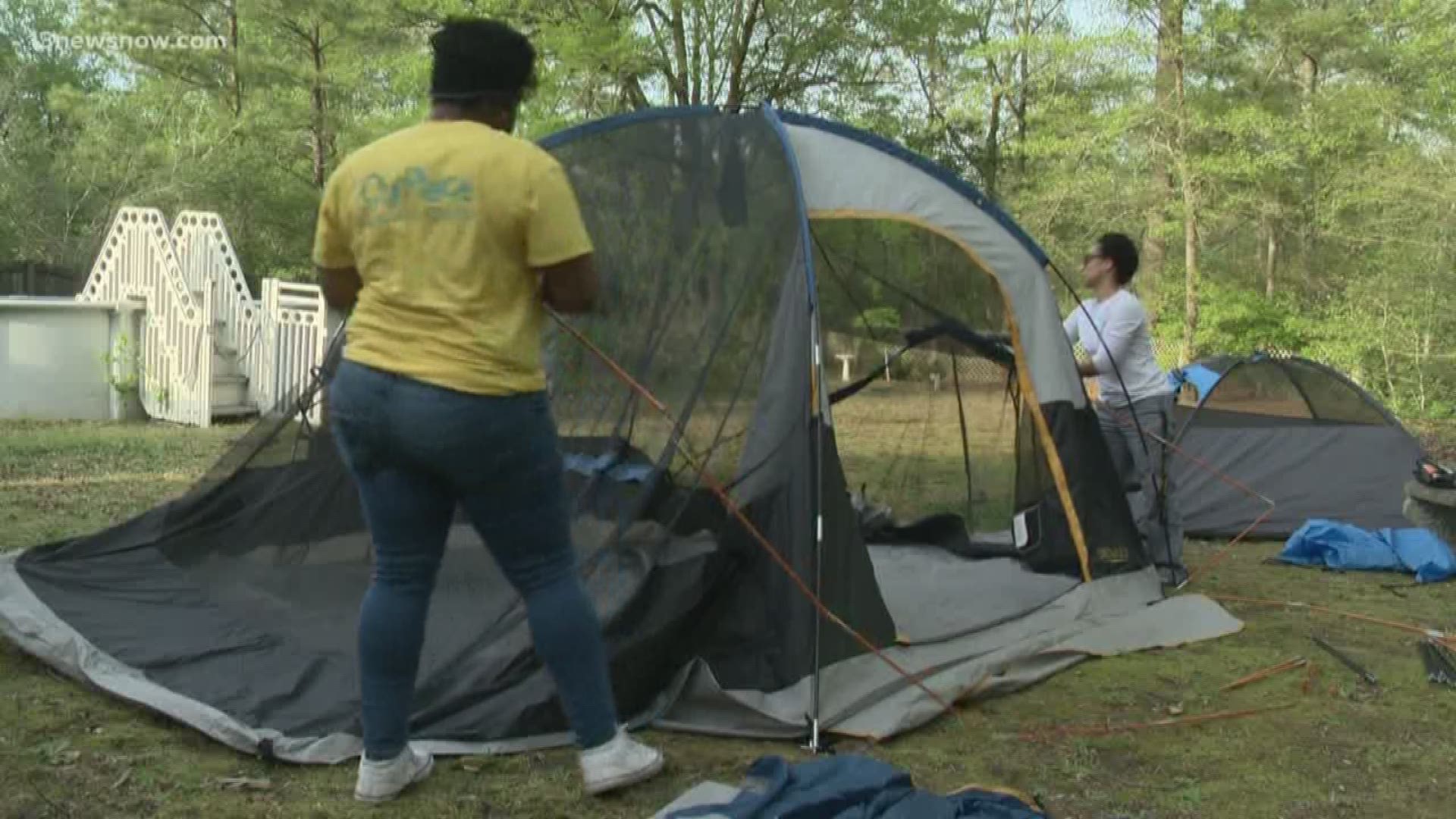 "If you are looking for a really laid back opportunity to have an affordable stay for the festival, somewhere you'll have your transportation taken care of and get some free meals, meet some cool people. We're welcoming anybody," Zyah Dunnah told 13News Now. She said portable bathrooms and showers will also be offered.