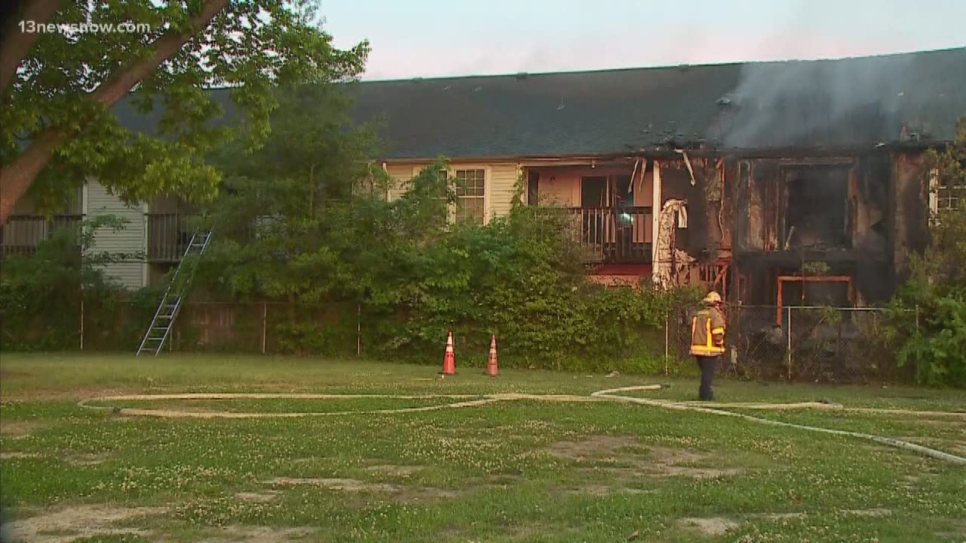 13News Now has the latest developments on an early morning apartment fire in Norfolk that landed one person at CHKD.