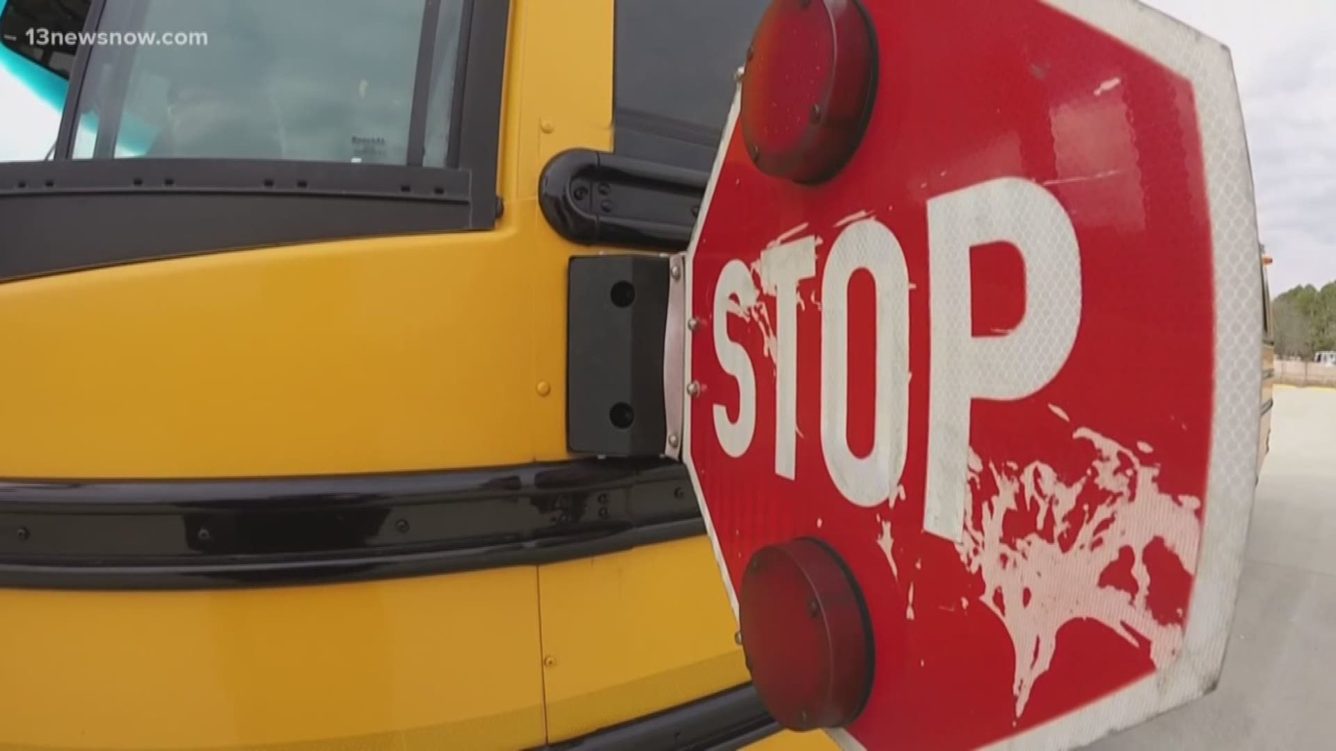 The purpose of the cameras is to catch drivers who ignore the stop arms. A spokesperson from the Chesapeake Police Department said it's a recognized issue.