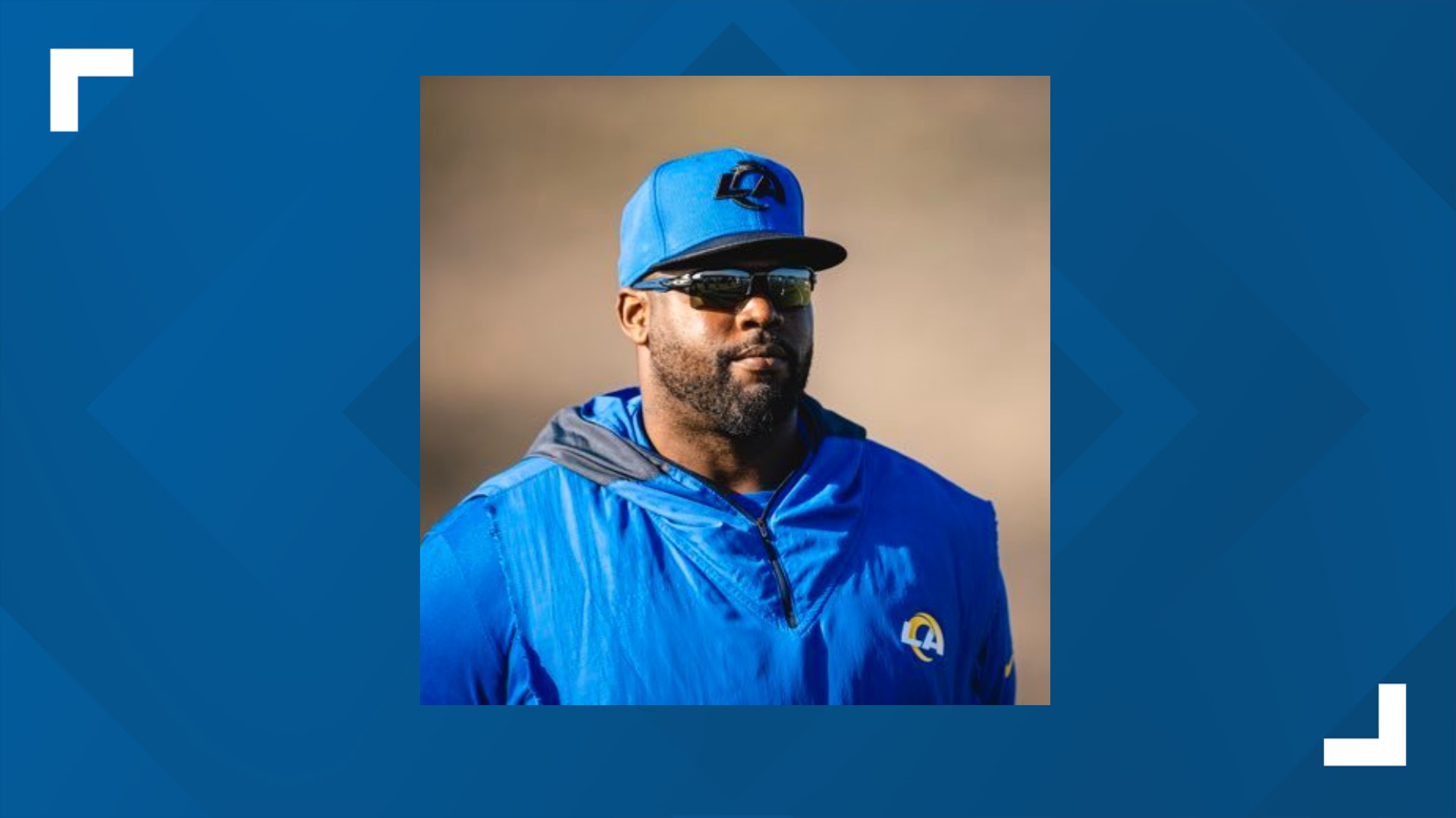 Former Hampton Pirates player and coach, Marcus Dixon is an assistant defensive line coach in his first season with the Los Angeles Rams.