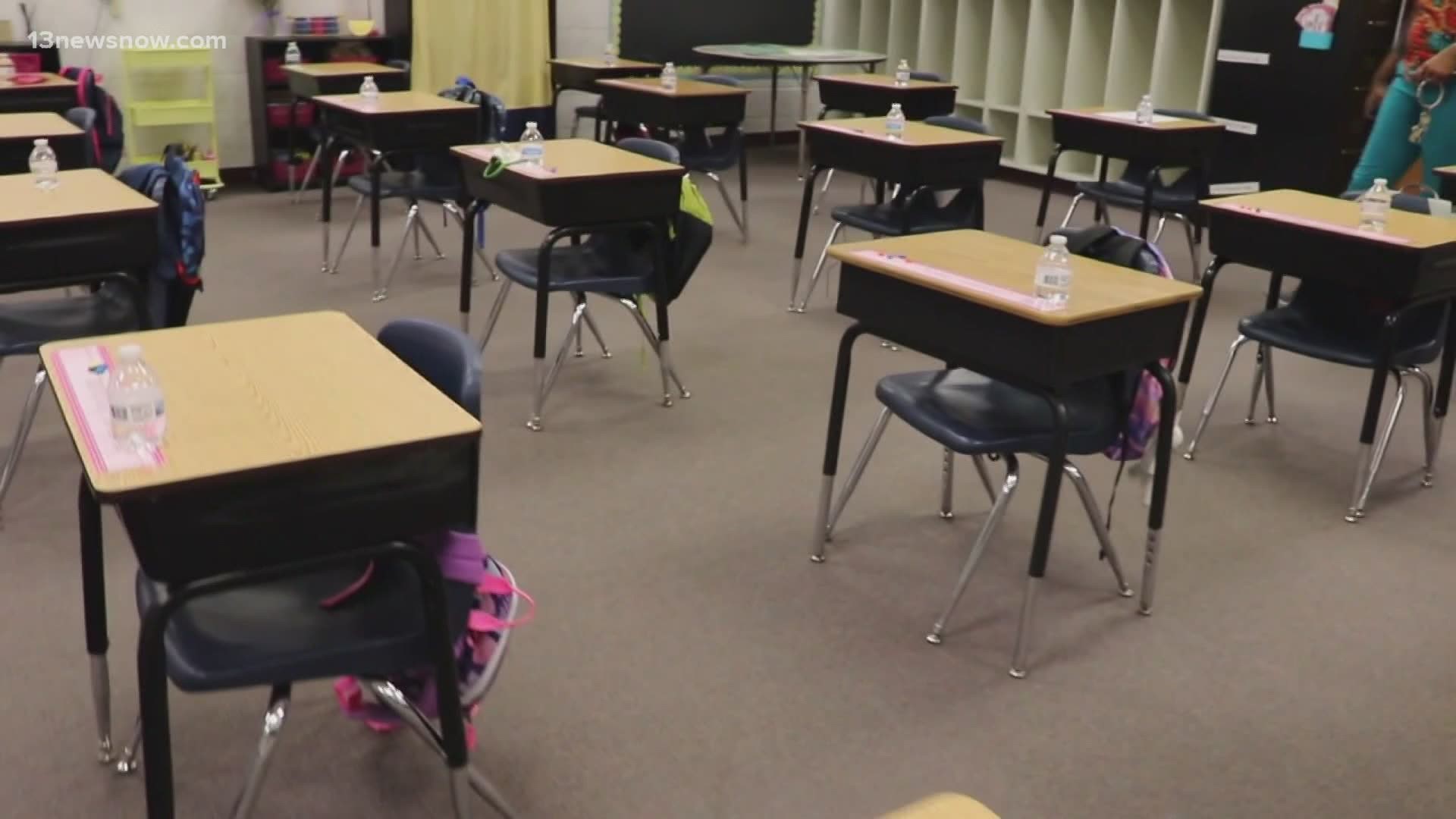 Division officials will start phasing students back inside the classroom on March 15, almost a year to the date after they were sent home.